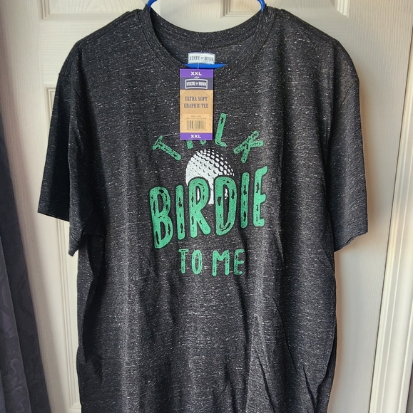 Men's Tshirt "Talk Birdie to Me" - Picture 2 of 3